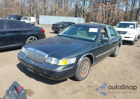 2002 Mercury Grand Marquis Gs из США, поврежденный, VIN 2MEFM74W92X666542